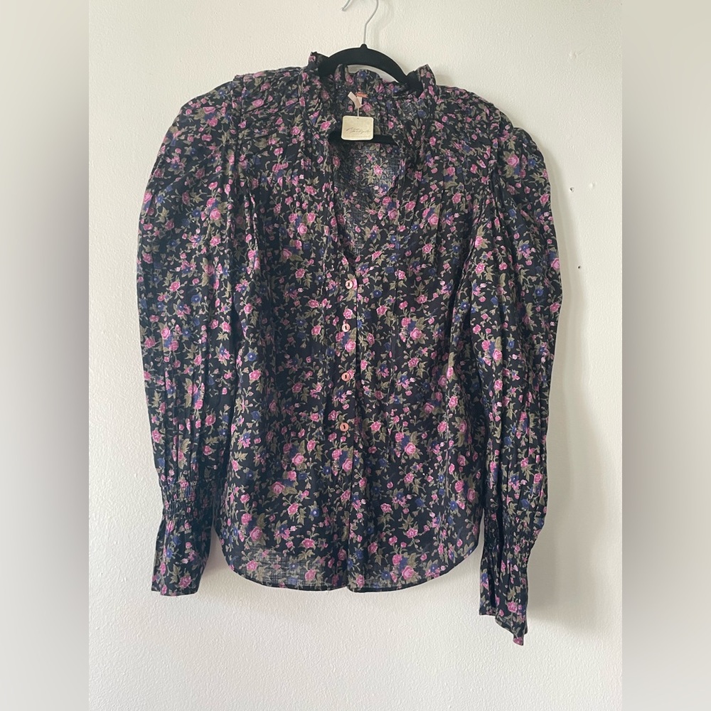 Free People Long Sleeve Blouse